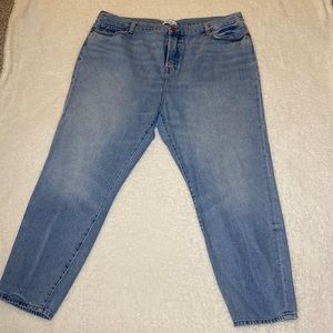Forever 21+ Boy Friend High-Rise Denim Jeans